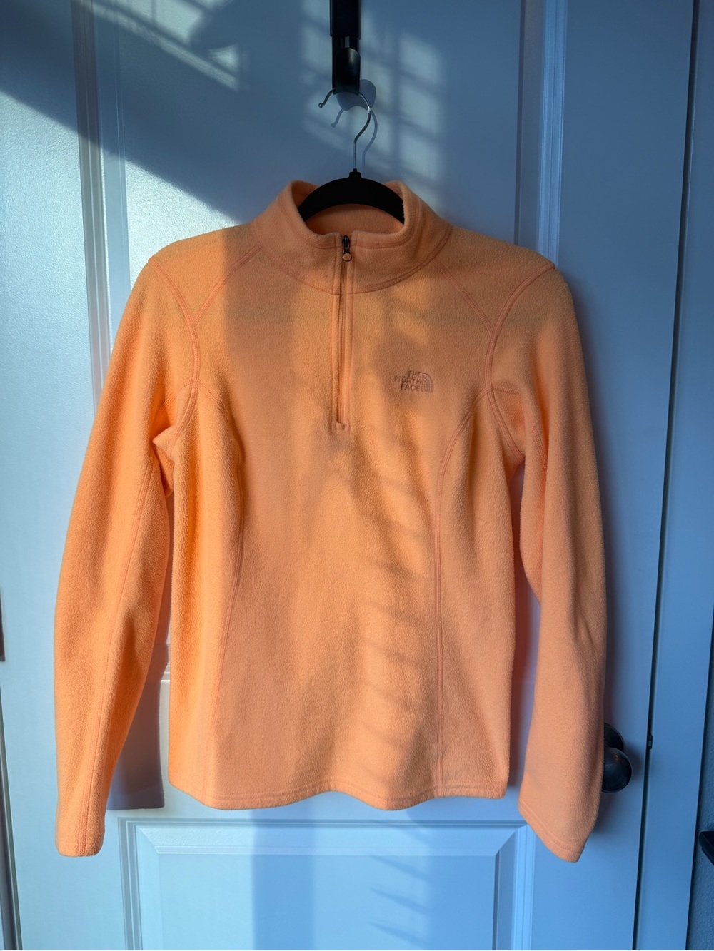 The North Face Men’s Orange Half-Zip Fleece Pullover